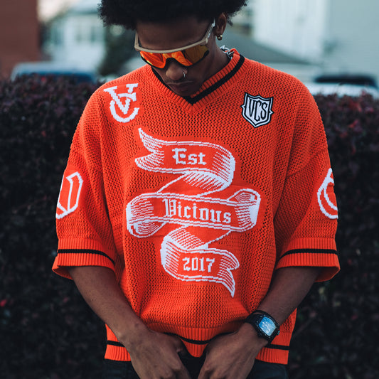 Vicious crop jersey sweater