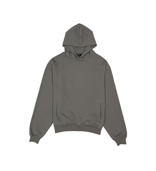 French terry drop shoulder hoodie