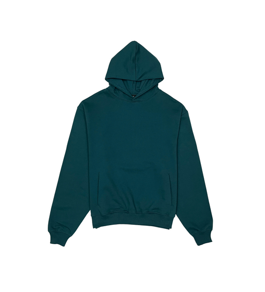 French terry drop shoulder hoodie