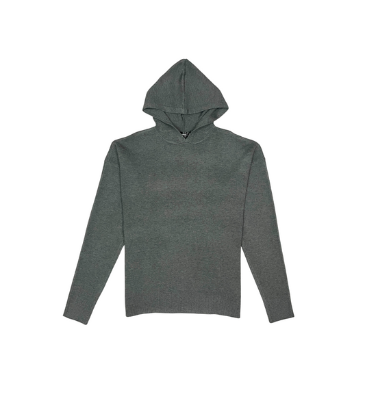 Viscos Poly Double Knit Sweater Hoodie