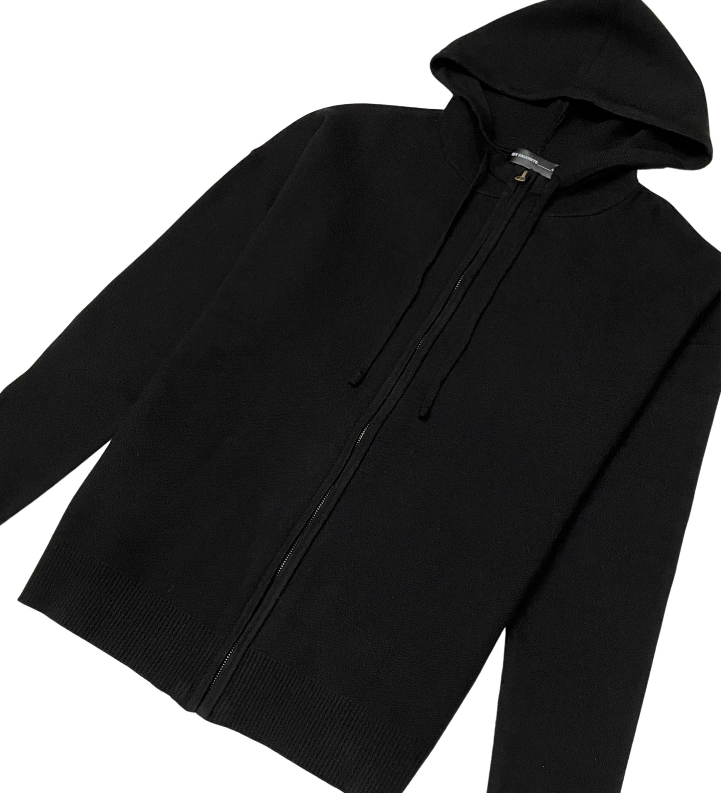 Viscos Poly Double Knit Zip Up Hoodie