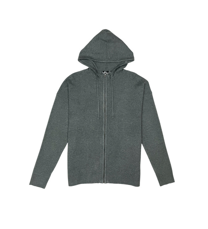 Viscos Poly Double Knit Zip Up Hoodie