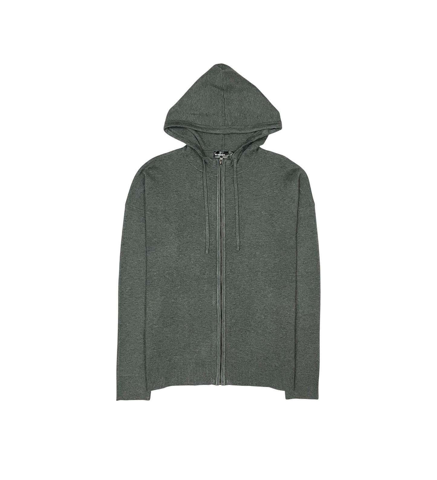 Viscos Poly Double Knit Zip Up Hoodie