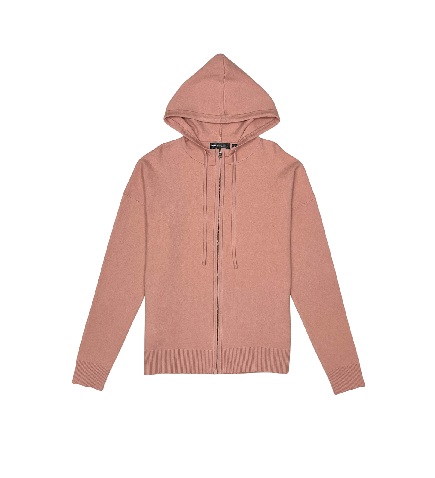 Viscos Poly Double Knit Zip Up Hoodie