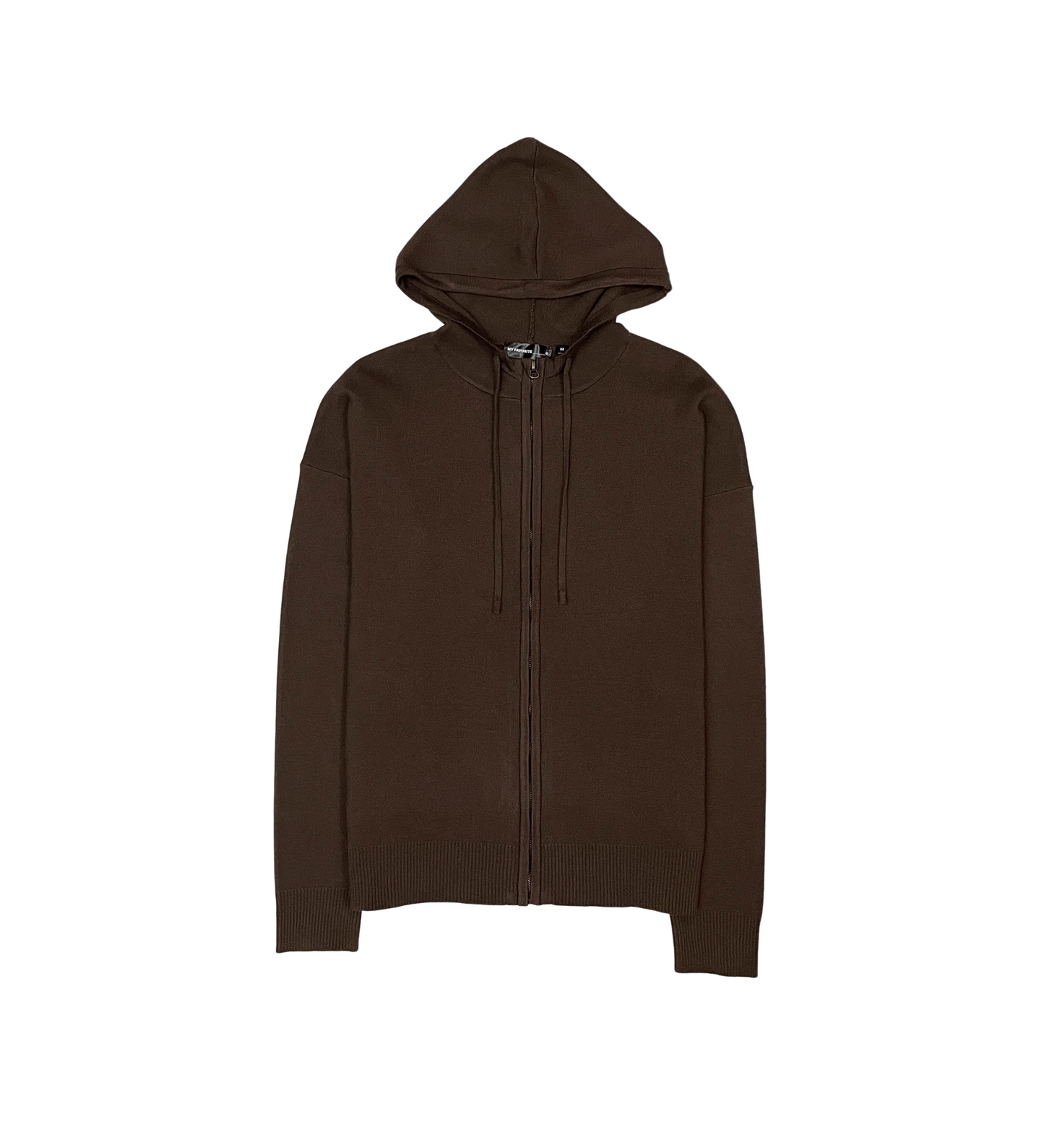 Viscos Poly Double Knit Zip Up Hoodie